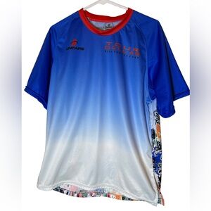 Hincapie Blue and White Cycling Jersey